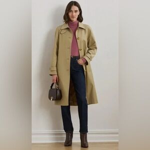 Lauren Ralph Lauren Single Breasted Belted Trench Coat